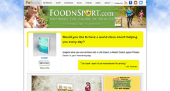 Desktop Screenshot of foodnsport.com